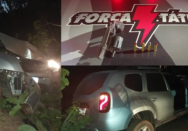 Carro e arma de fogo apreendido em Timon