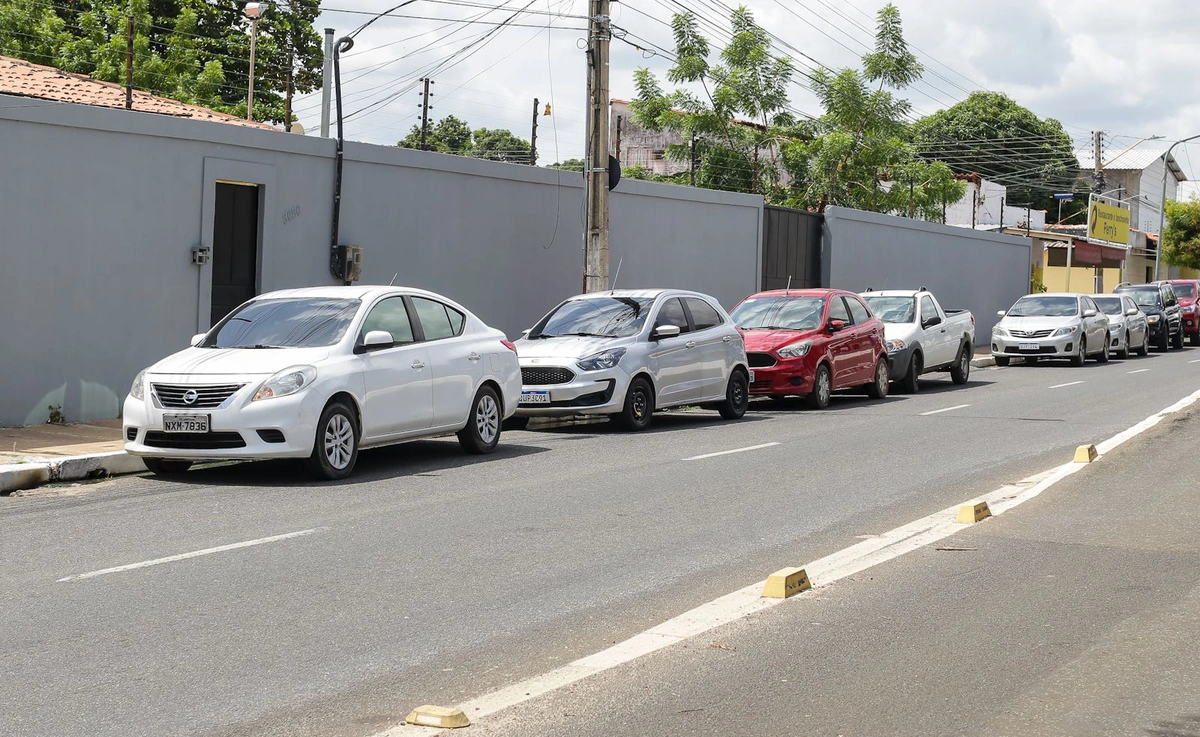 Carros apreendidos pelo GRECO durante a Operação Lampter