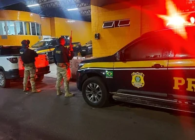 Cigarros contrabandeados foram apreendidos pela PRF