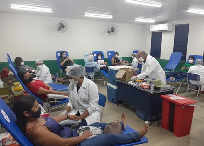 Coleta de sangue em Esperantina