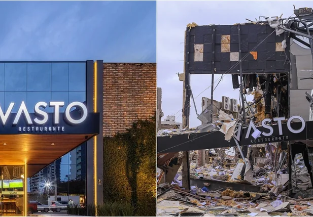 Confira como era e como ficou o restaurante Vasto destruído após explosão