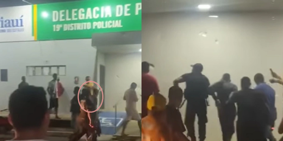 Criminosos tentaram roubar farmácia e foram capturados em Palmeirais