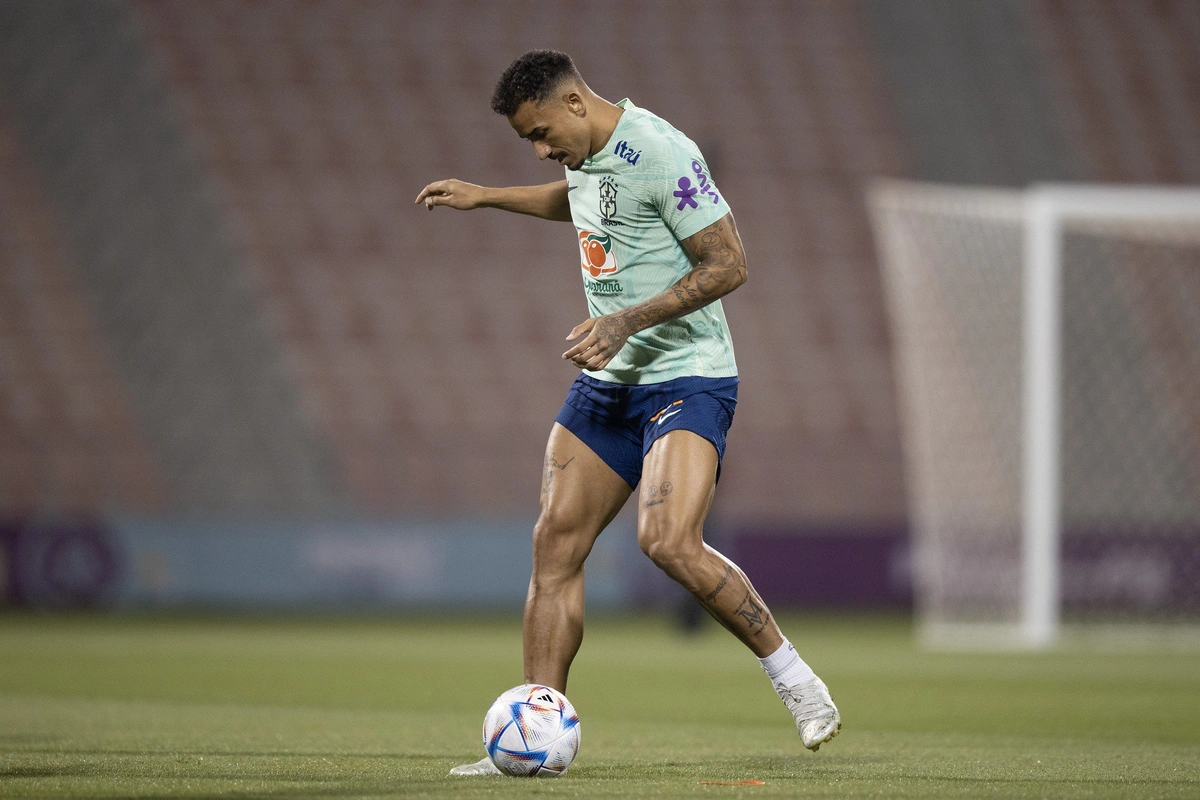 Danilo, lateral da seleção brasileira