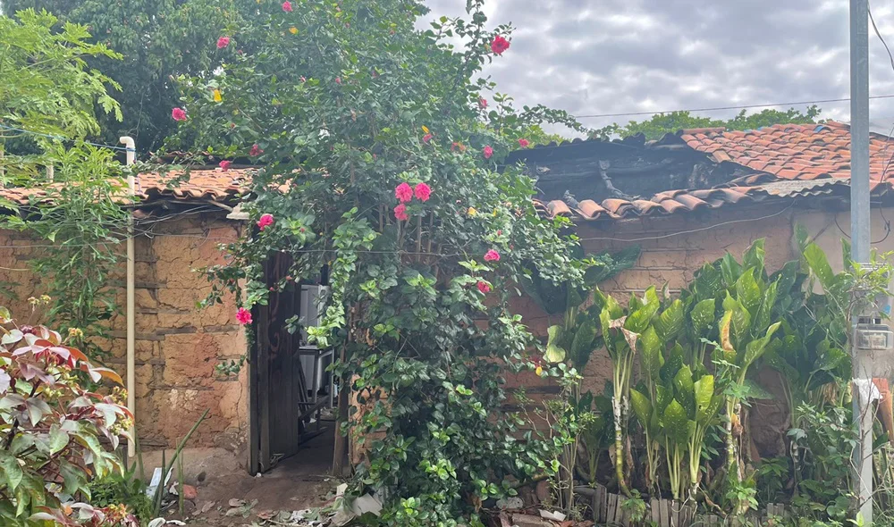Durante o incêndio, Iran Mendes estava sozinho em casa