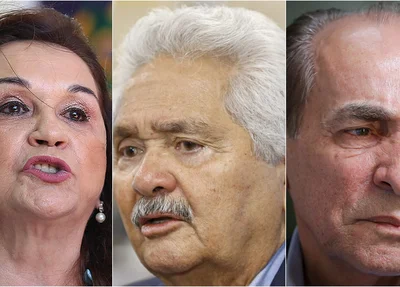 Eliane Nogueira, Elmano Férrer e Marcelo Castro