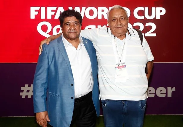 Enaldo Rodrigues (presidente da CBF) e Robert Brown (presidente da FFP)