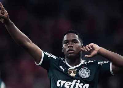 Endrick de apenas 16 anos é estrela do Palmeiras