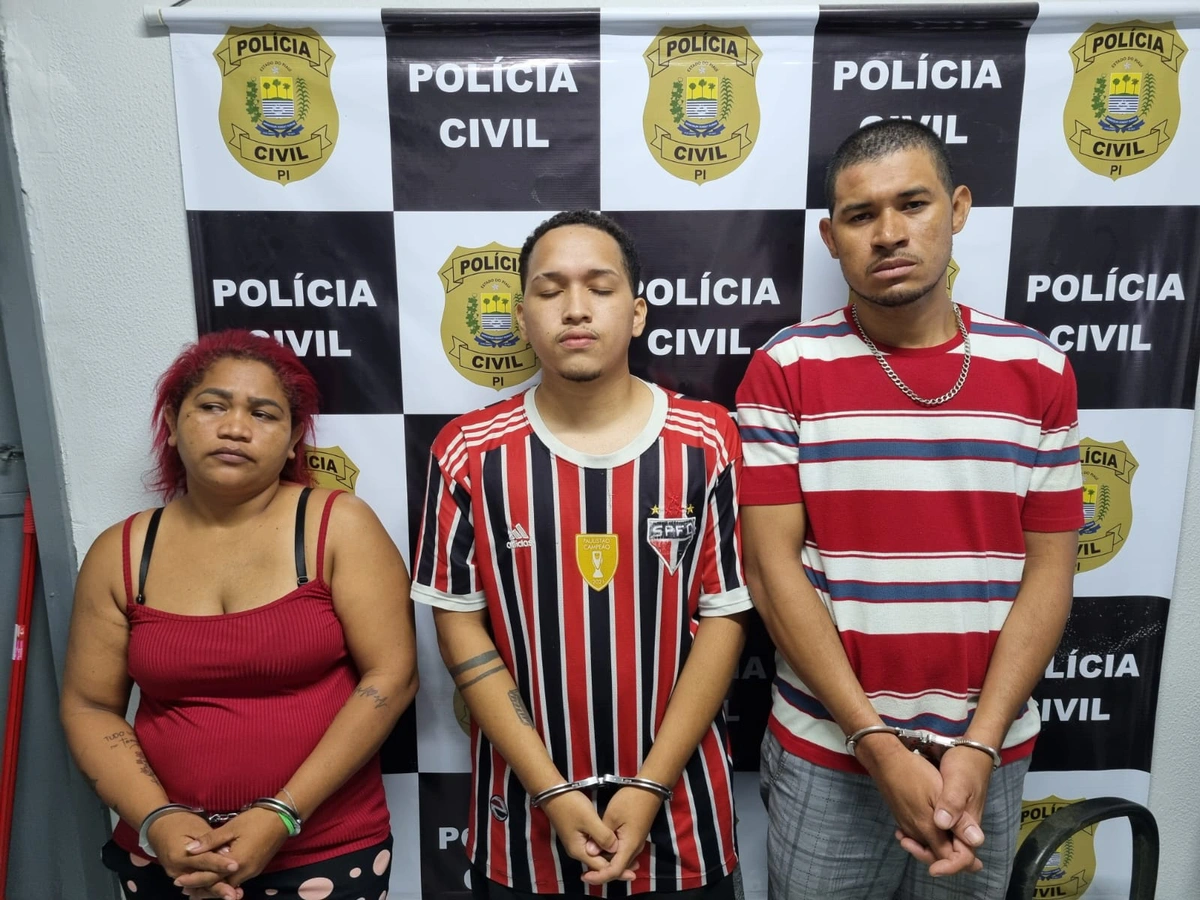 Família presa por tráfico de drogas na zona norte de Teresina