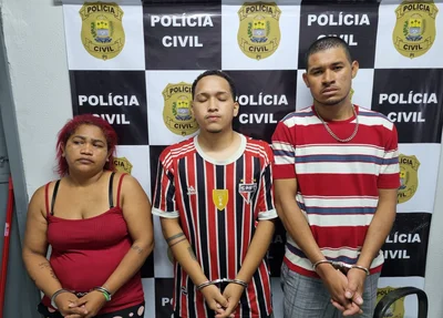 Família presa por tráfico de drogas na zona norte de Teresina