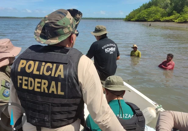 Fiscalização da PF no Delta do Paraníba
