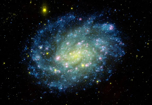 Foto de galáxia publicada pela Nasa