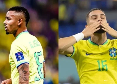 Gabriel Jesus e Alex Telles