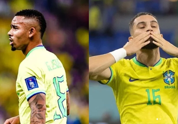 Gabriel Jesus e Alex Telles