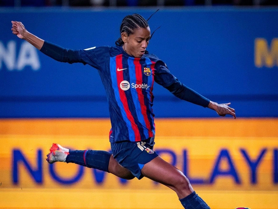 Geyse joga atualmente no Barcelona