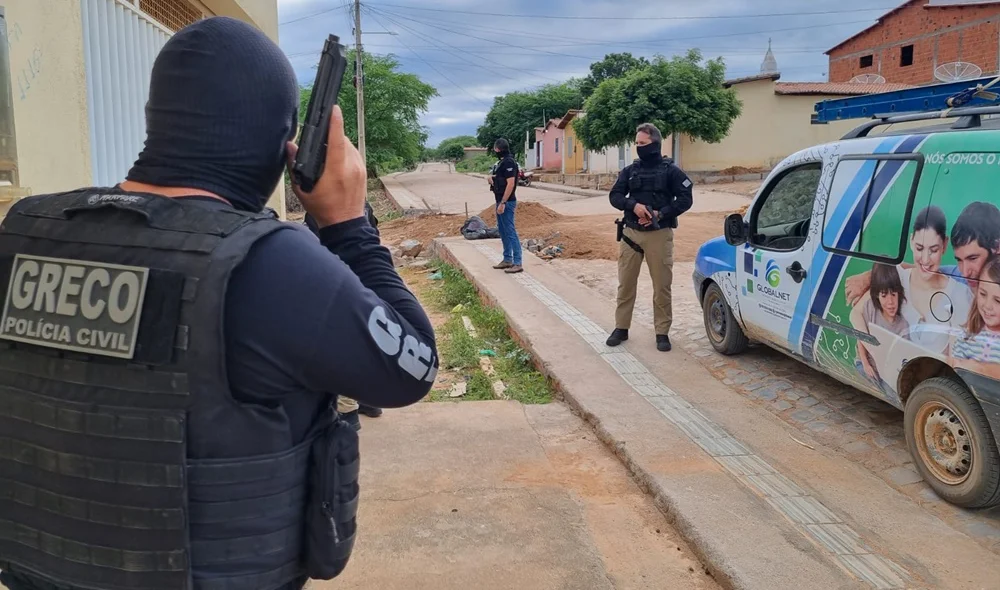 GRECO durante ação policial nesta terça-feira em Pio IX