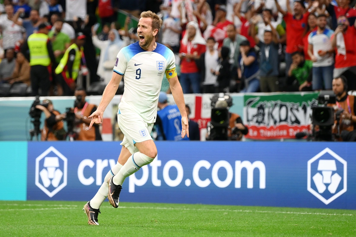 Harry Kane comemorando gol contra Senegal