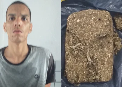 Homem é preso vendendo drogas em frente a escola no Mocambinho
