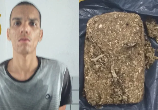 Homem é preso vendendo drogas em frente a escola no Mocambinho