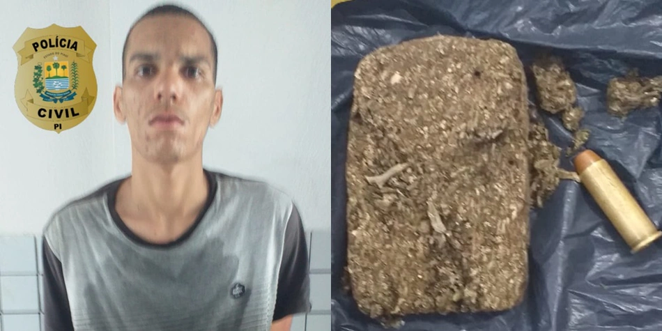 Homem é preso vendendo drogas em frente a escola no Mocambinho