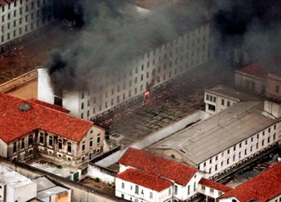 Incêndio na Casa de Detenção de São Paulo, Carandiru, no dia do massacre