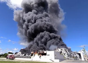 Incêndio na Havan em Vitória da Conquista na Bahia