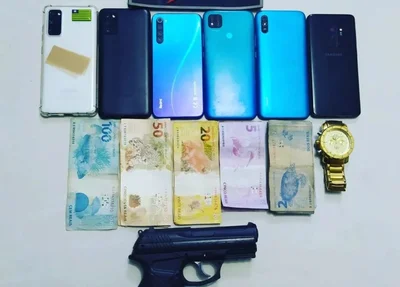 Itens apreendidos pelo ROCAM