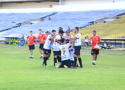 Jogadores do River em comemoração