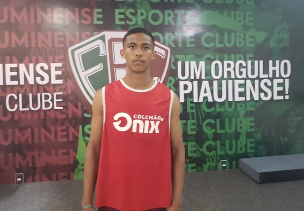 JP, atacante do Fluminense-PI que vai para sua primeira Copa são Paulo