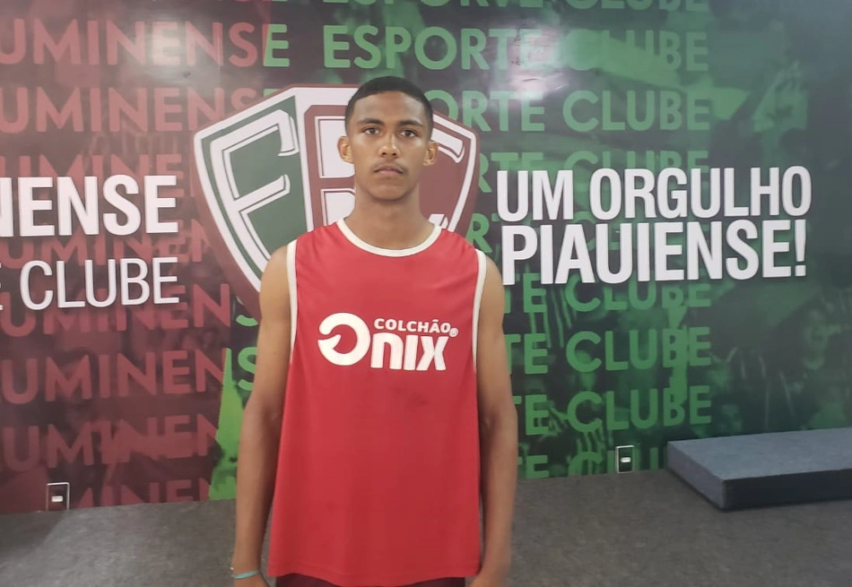 JP, atacante do Fluminense-PI que vai para sua primeira Copa são Paulo