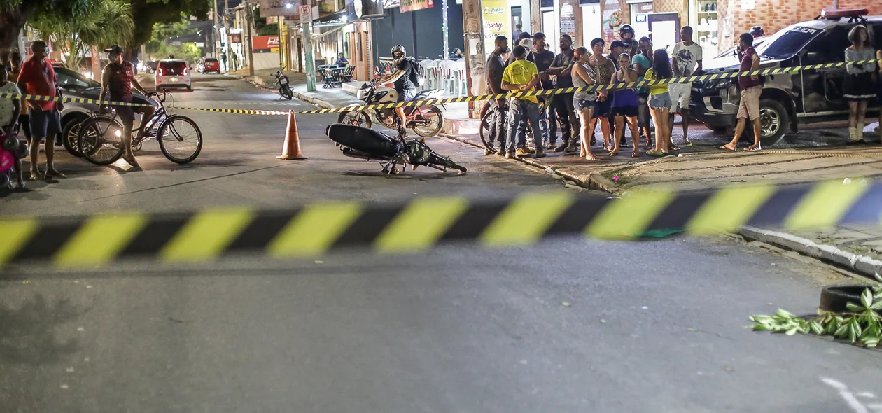 Local do crime foi isolado para a realização da perícia
