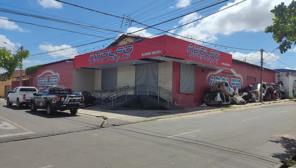 Loja foi interditada pela Polícia Civil