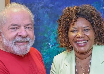 Lula e Margareth Menezes