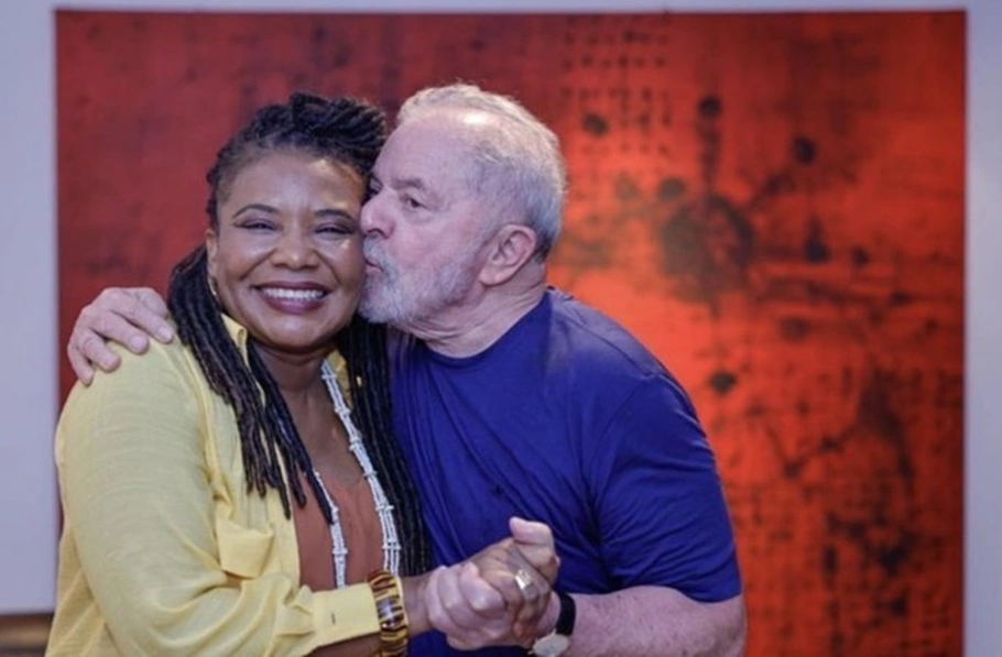 Margareth Menezes e Lula