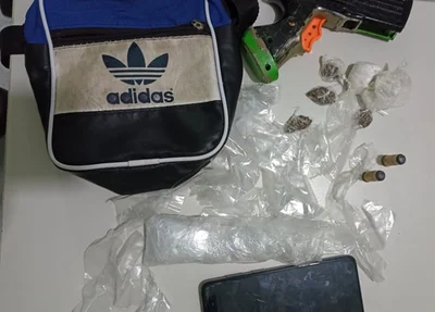 Materiais apreendidos em Parnaíba