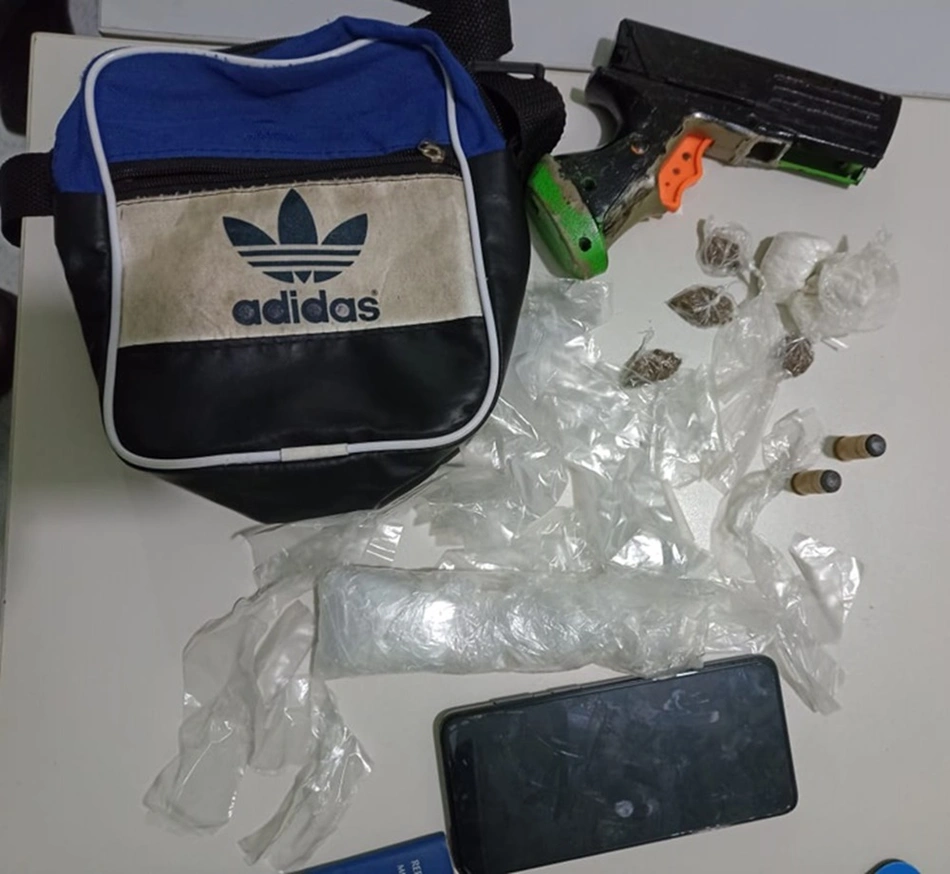 Materiais apreendidos em Parnaíba