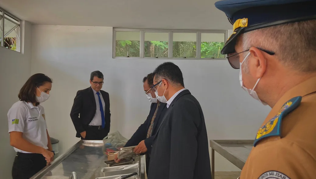 Materiais entregues para o IML de Teresina