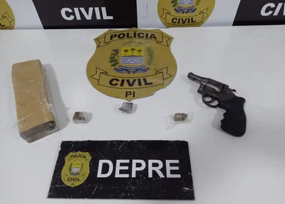 Material apreendido pela DEPRE