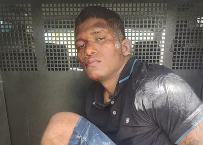 Matheus dos Santos e Silva, preso em flagrante por roubo