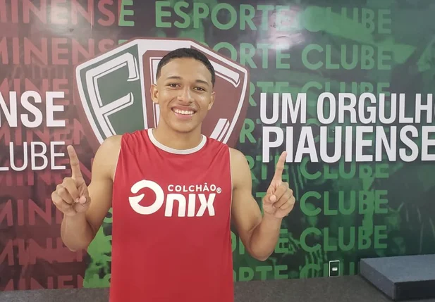 Matheus Timon, atacante do Sub-20 do Fluminense-PI