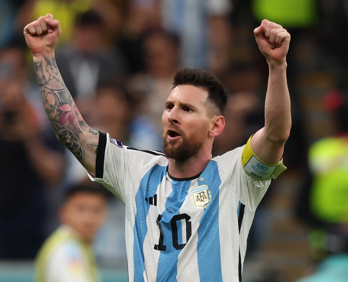 Messi comemora gol