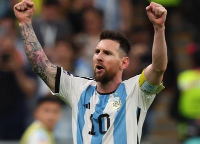 Messi comemora gol