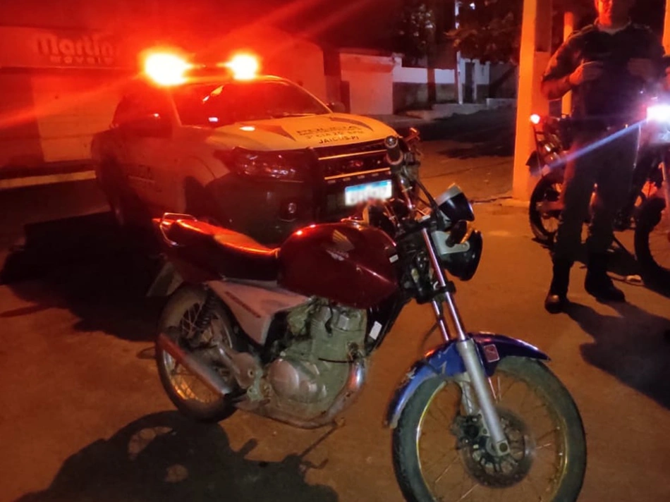 Moto apreendida em Jaicós