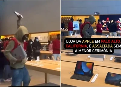 Na Califórnia, vídeo mostra assalto dentro da lei