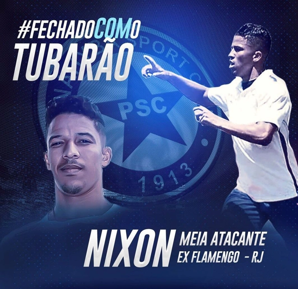 Nixon foi anunciado pelo Tubarão