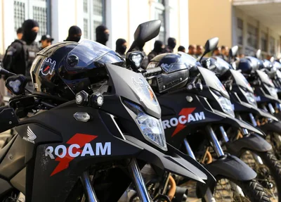 Novas viaturas da Ronda Ostensiva com Apoio de Motocicletas (ROCAM)