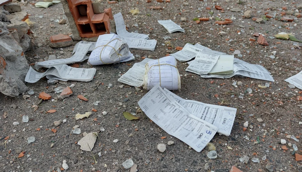 Objetos do estabelecimento
