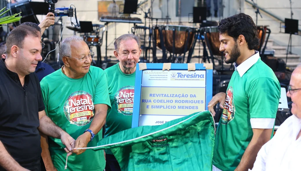 Obra de revitalização é entregue no centro de Teresina