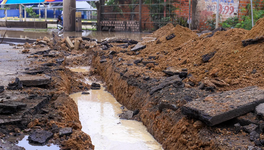 Obra deve ser concluída em três dias