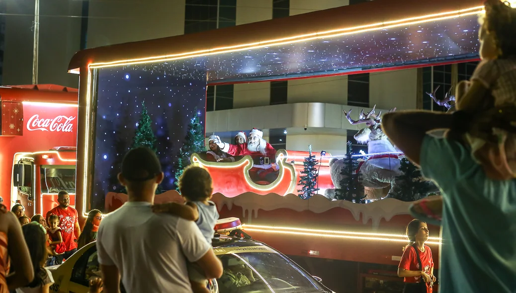 Papai Noel nas ruas de Teresina
