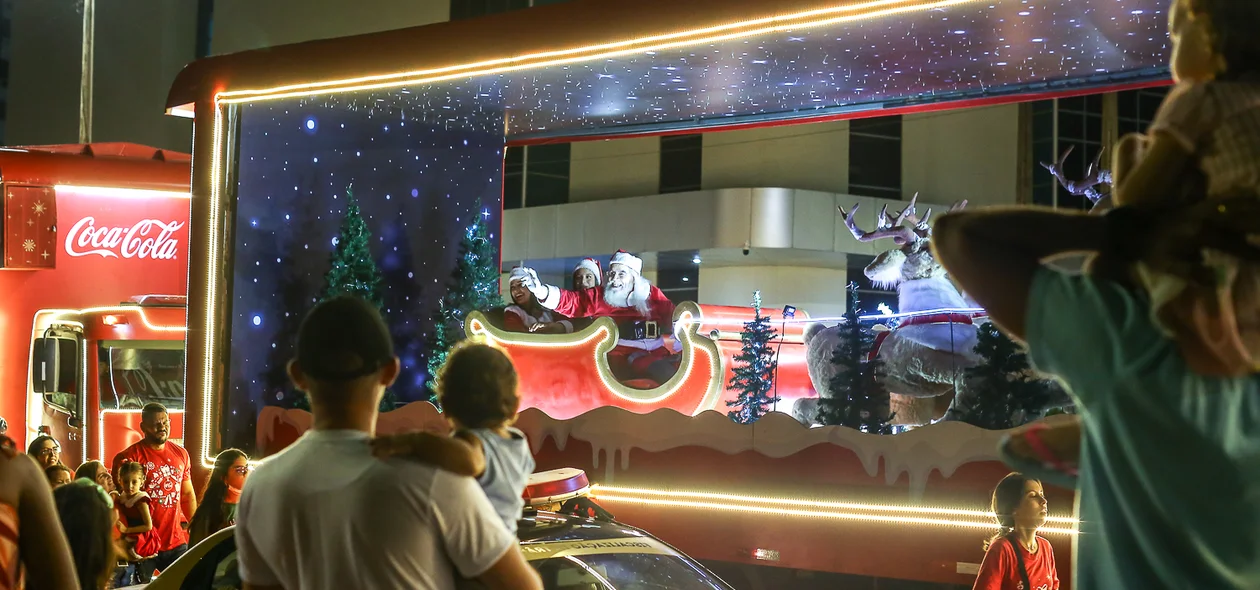 Papai Noel nas ruas de Teresina